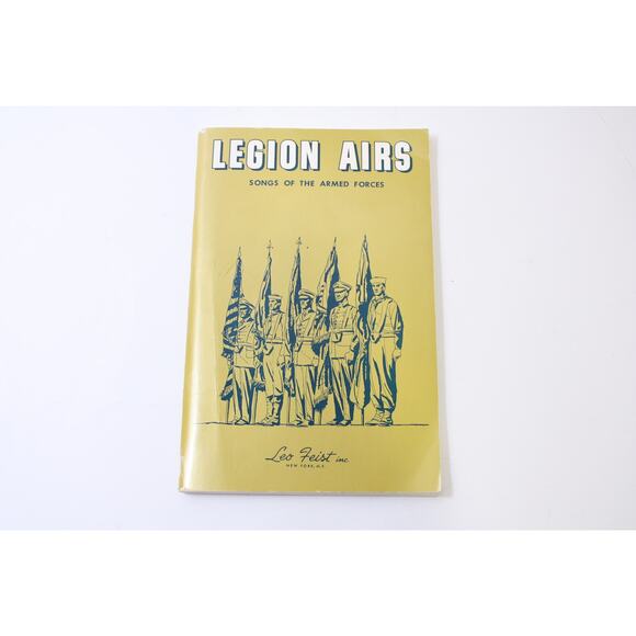 Legion Airs, Songs of Armed Forces, 1960, Leo Feist, Sheet Music ~ 250507-WH 229 - Picture 1 of 3